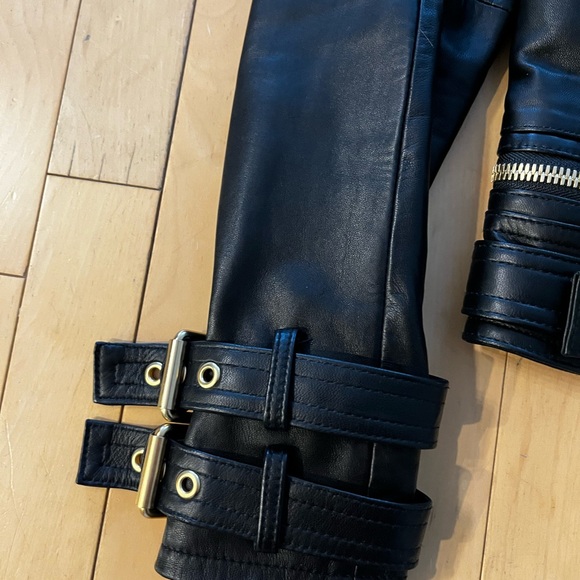 Balmain x H&M Black and Gold Leather Jacket - Picture 10 of 16